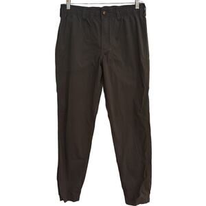 Duluth Trading Mens Size 34x32 Gray Nylon Stretch Standard Fit Zip Pocket Pants